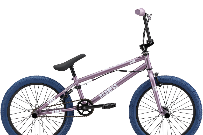 Велосипед Stark'24 Madness BMX 2 фиолетово-серый/перламутр/темно-синий