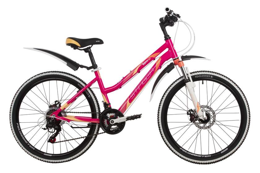 Велосипед Stinger 24" Laguna D розовый,алюминий,размер14"