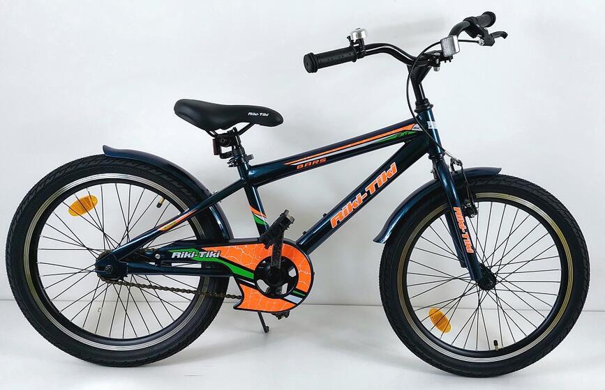 Велосипед двухколесный детский ТМ Riki-Tiki , модель BARS , диаметр колеса 20", морская волна