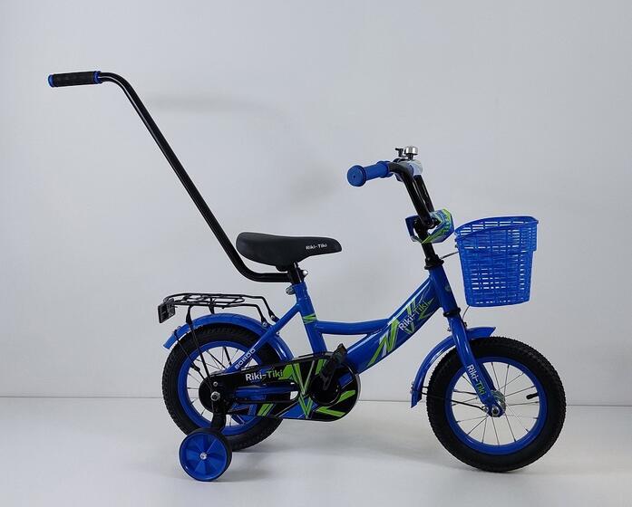 Велосипед двухколесный детский ТМ Riki-Tiki , модель BORDO , диаметр колеса 12", синий