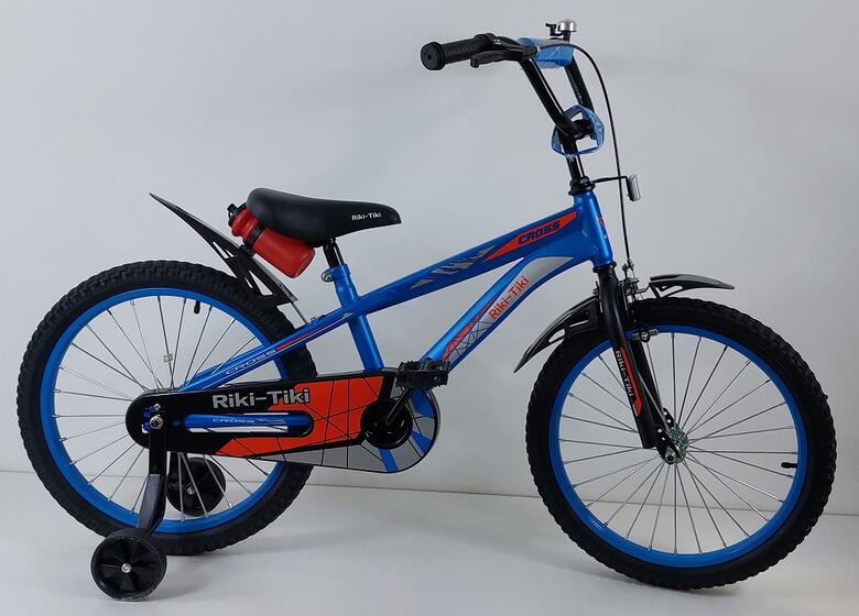 Велосипед двухколесный детский ТМ Riki-Tiki , модель CROSS , диаметр колеса 16", синий