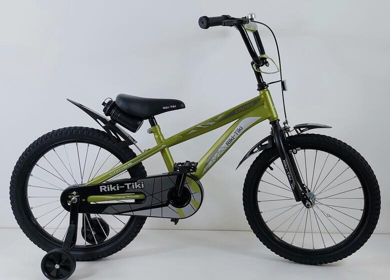 Велосипед двухколесный детский ТМ Riki-Tiki , модель CROSS , диаметр колеса 16", горчичный