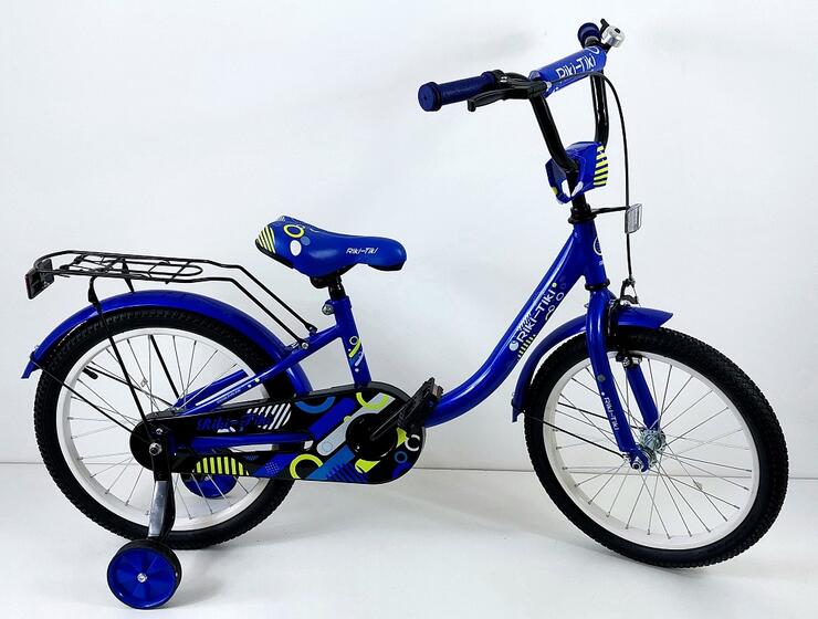 Велосипед двухколесный детский ТМ Riki-Tiki , модель DOLPHIN , диаметр колеса 14", синий