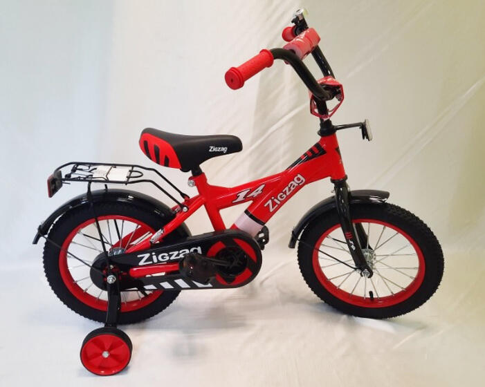 Велосипед двухколесный детский ТМ ZIGZAG, модель SNOKY, диаметр колеса 14", красный (000017)