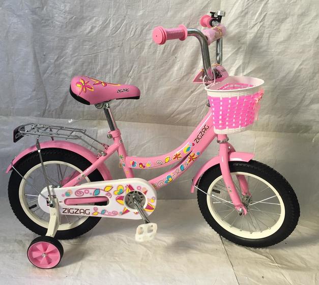 Велосипед двухколесный детский ТМ ZIGZAG, модель FORIS, диаметр колеса 18", розовый (052668)