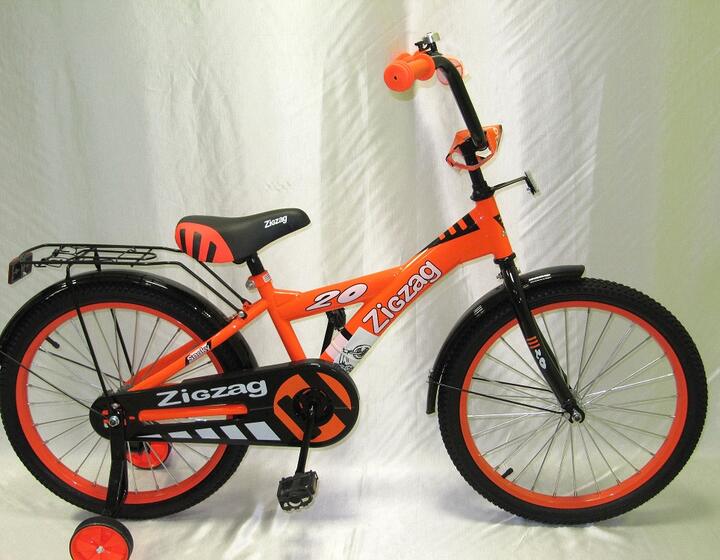 Велосипед двухколесный детский ТМ ZIGZAG, модель SNOKY, диаметр колеса 16", ярко оранжевый (008530)
