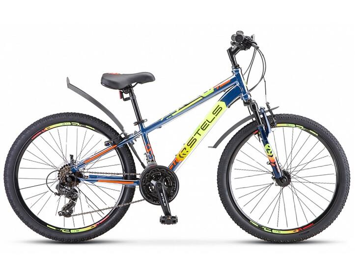 Велосипед Navigator 400 V 24"(12" Серый/салатовый/красный), арт. F010