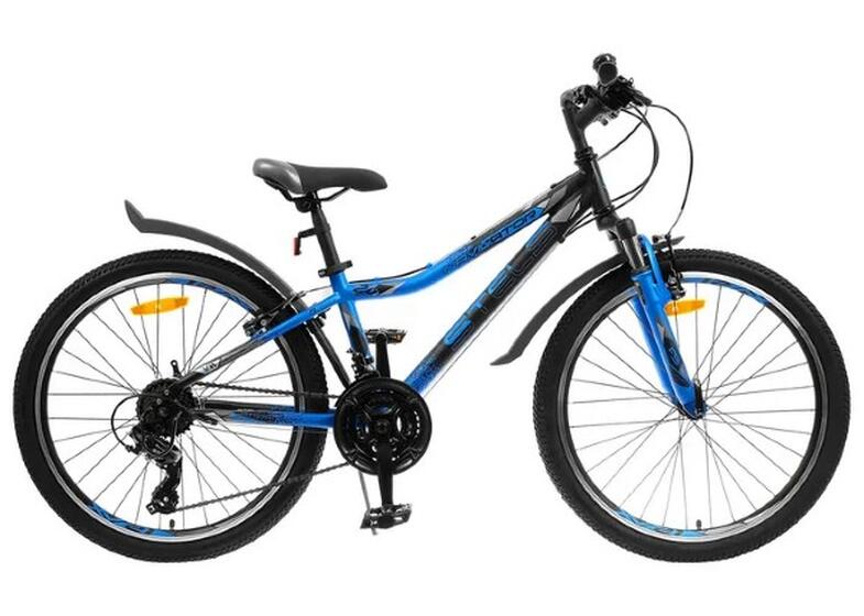 Велосипед Navigator 410 V 21-sp (12" Чёрный/синий), арт. V010
