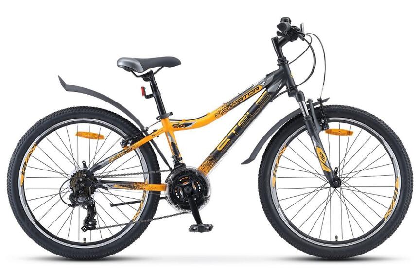 Велосипед Navigator 410 V 21-sp (12" Чёрный/жёлтый), арт. V010