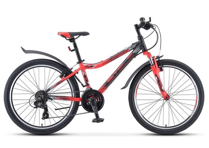 Велосипед Navigator 450 MD ( 13" Черный неоновый красный) арт.V030