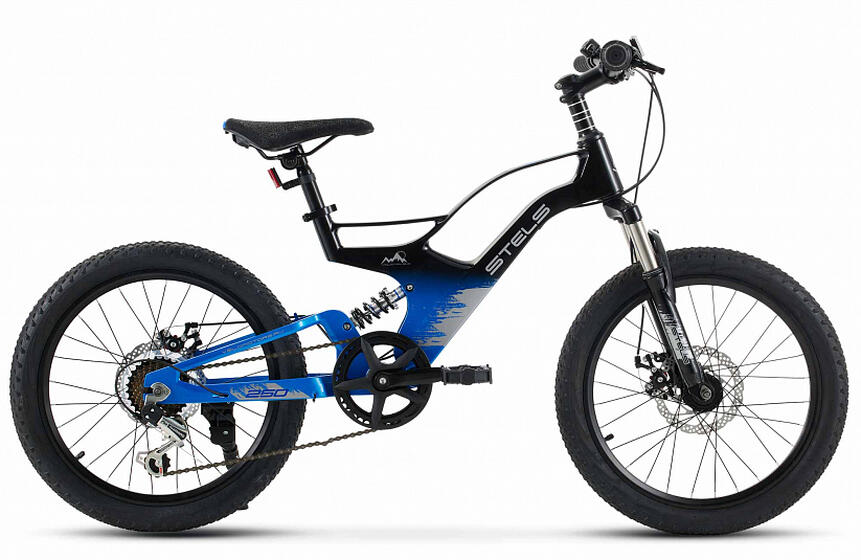 Велосипед STELS 20” Leader-250 MD 20,12,6 Синий-черный