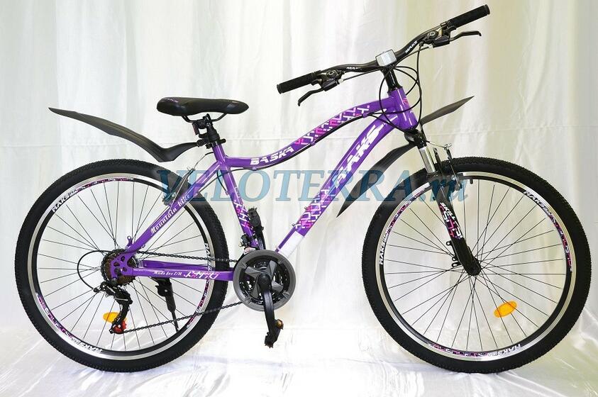 Велосипед 26"  ТМ MAKS,   BASKA DISC,  рама 17" фиолетовый