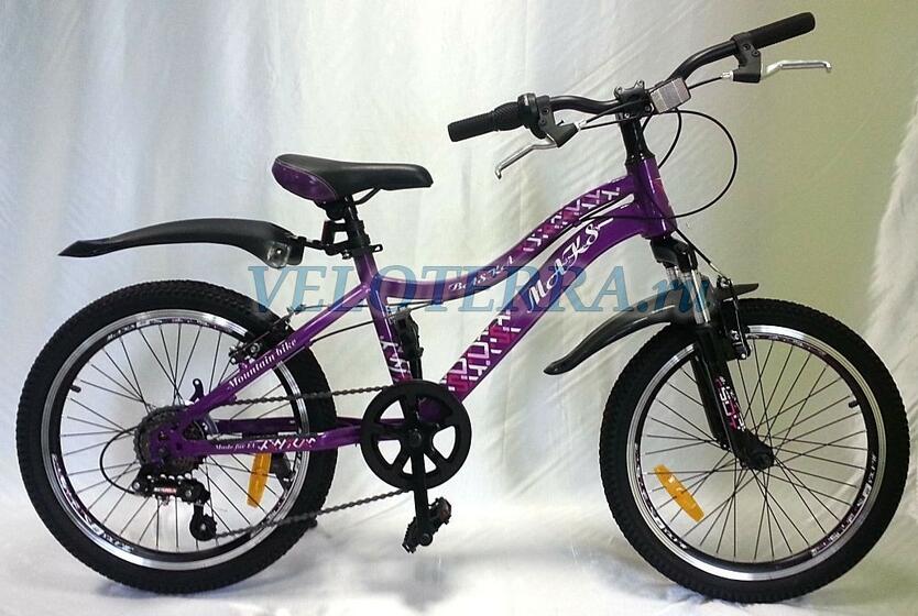 Велосипед 20" ТМ MAKS, BASKA DISC, рама 12" фиолетовый