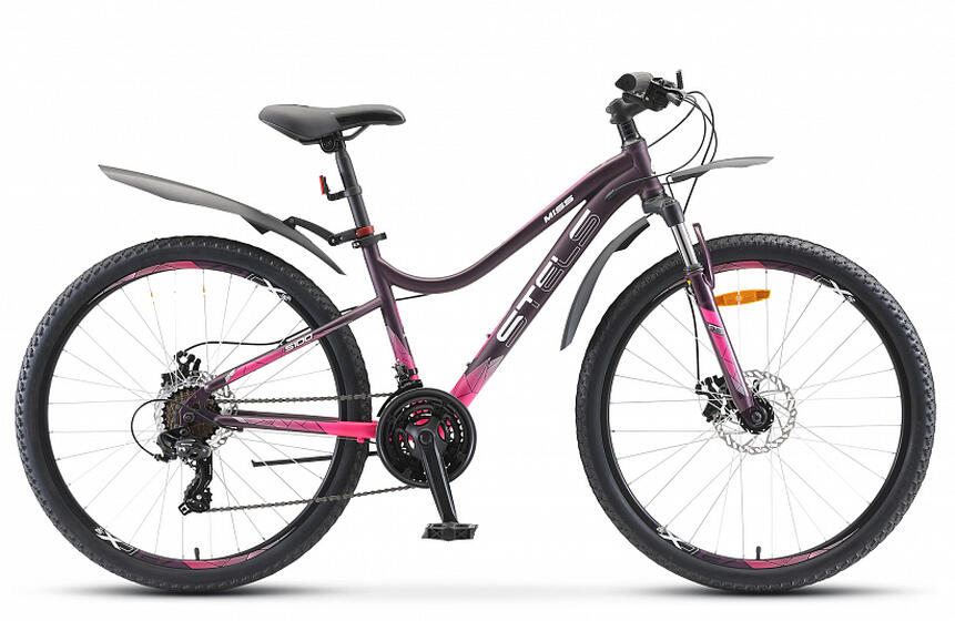 Велосипед Miss-5100 MD 17" темно-фиолетовый, арт. V040