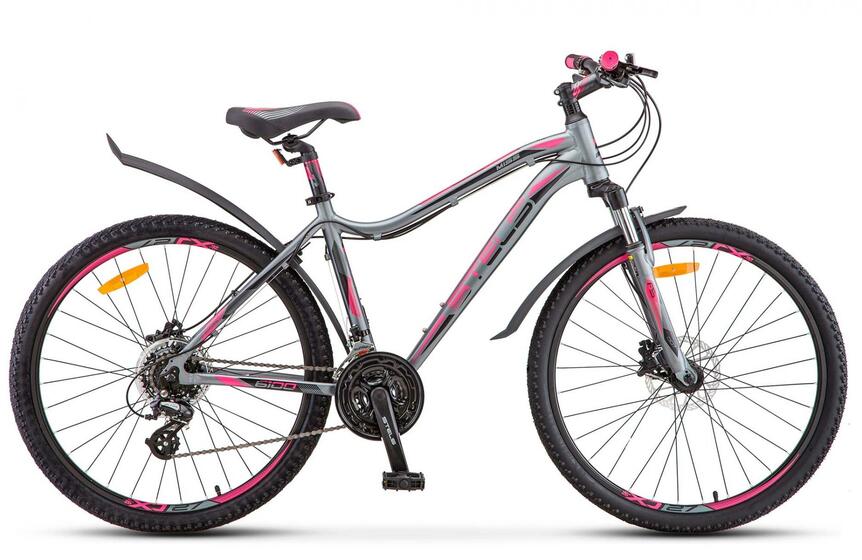 Велосипед Miss-6100 D(17" Серый) арт.V010